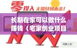 长期在家可以做什么赚钱（宅家创业项目推荐）