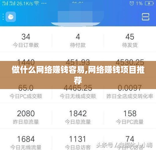 做什么网络赚钱容易,网络赚钱项目推荐