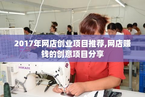 2017年网店创业项目推荐,网店赚钱的创意项目分享